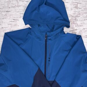 Under Armour Jacket Women’s Blue Full-Zip Colorblock Loose Baggy Casual Size L
